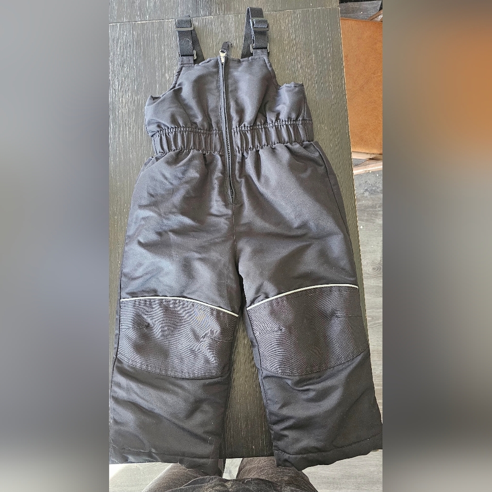 Wonder Nation Black Snow Bib